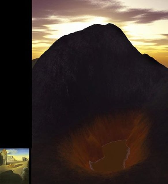 Orogenesis, Dalí (Shades), 2003, C-print, 100 x 75 cm © Joan Fontcuberta