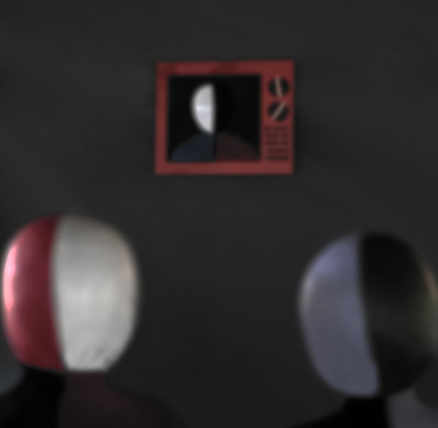 Nº 25 right (tryptich)
masks, costumes, attires made by author