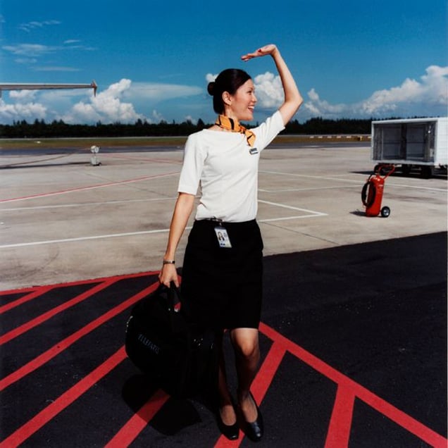 Kate, Tiger Airways, 2006 © Brian Finke
