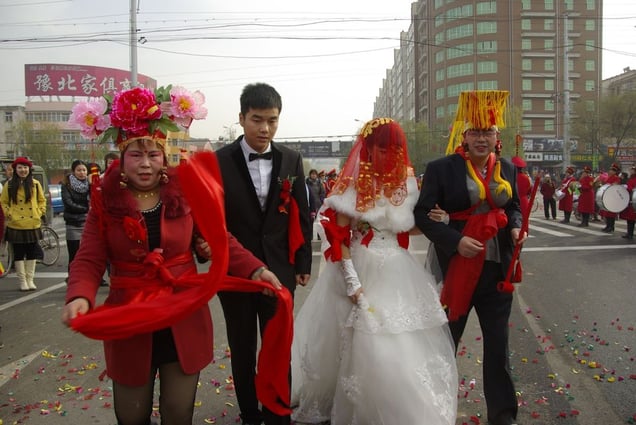 Mariage dans le nord de la Chine © Yongming Guo