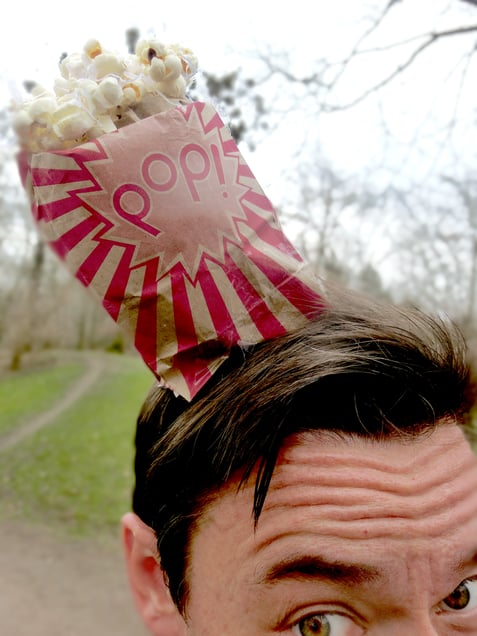 "POP POP POP POP EYE MUSIC" or "I YAM WHAT I YAM"