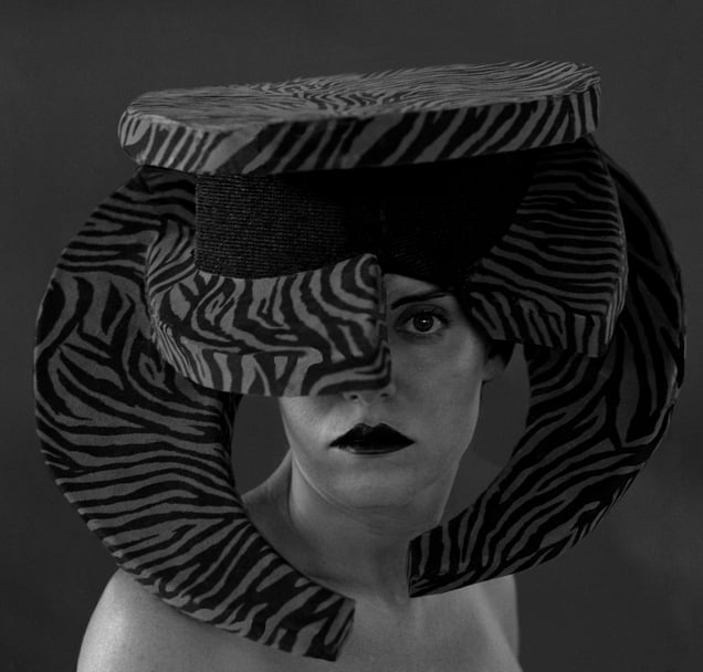 Nº 4,
¨TWELVE HATS¨project
All the hats designed and made by author.