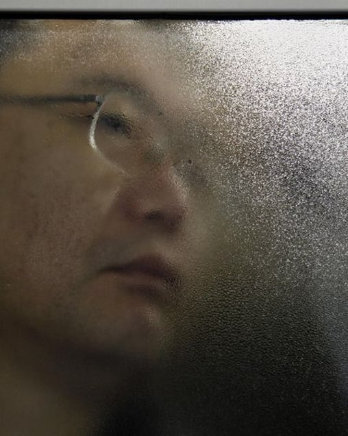 From the book and series, "Tokyo Compression" © Michael Wolf