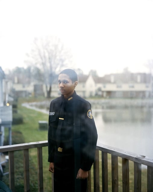 Sharrod (balcony). From the series "I slowly watched him disappear" © Jason Hanasik