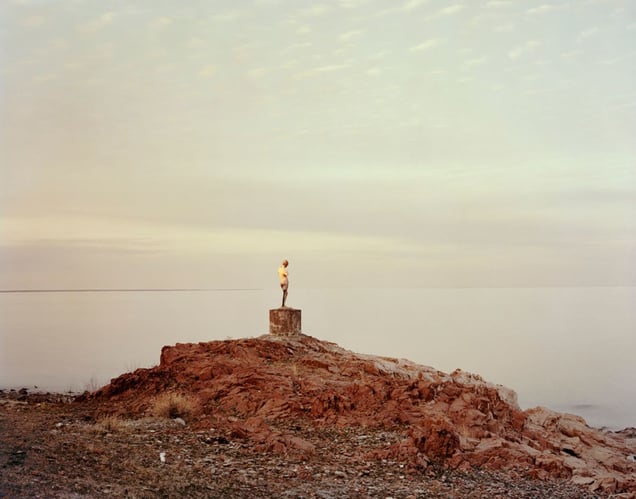 Priozersk XIV (I was told she once held an oar), Kazakhstan, 2011 © Nadav Kander, courtesy of Flowers Gallery