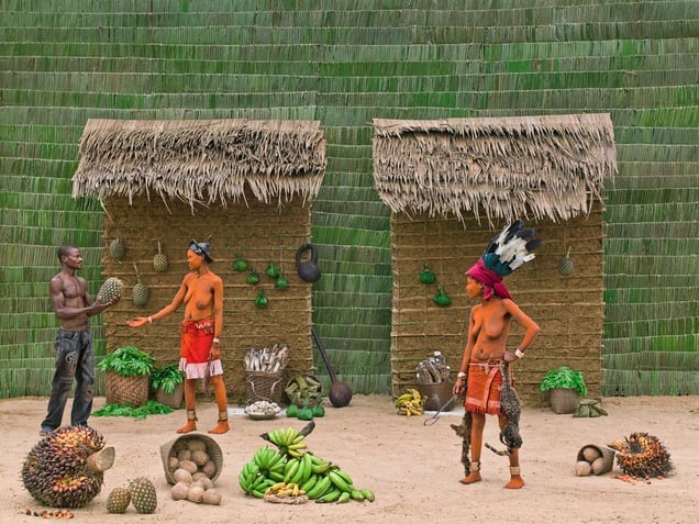 © Patrick Willocq - Walé Lokito, unfair sharing. « Ensansa : bôpápá lôsóló bàbóndo bâpâ nyó bakombe ».Song: papas, review share give your sisters.