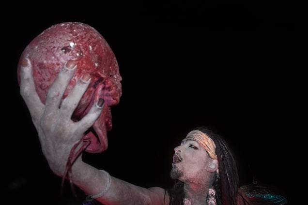 Masan Holi transforms mourning into a ritual of spiritual surrender.