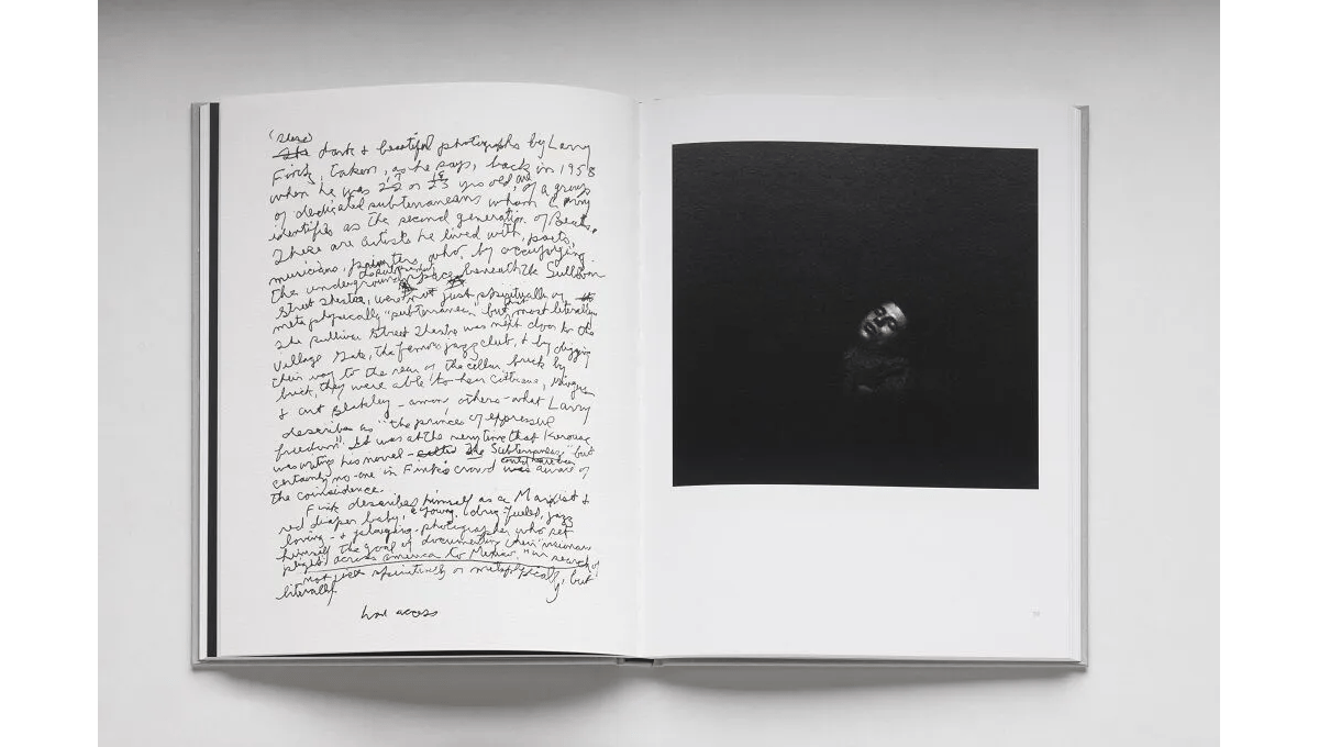 A spread from Larry Fink's The Beats. Courtesy of L'Artiere Edizioni.
