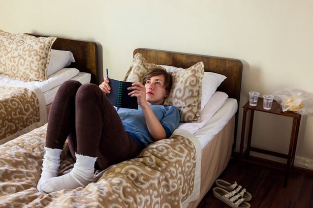 Woman with Notebook (2014)