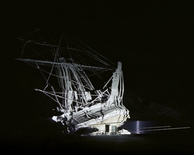Scene S2, from the series Snow Management © Jules Spinatsch, courtesy of Prix Pictet 2008