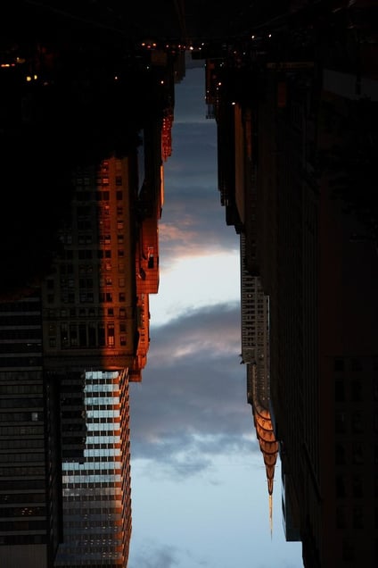 BUILDINGS MADE OF SKY IX (detail), 2012 © Peter Wegner