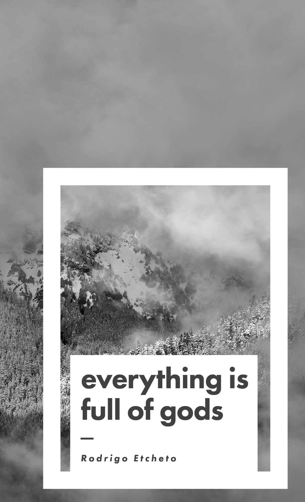 Everything is Full of Gods