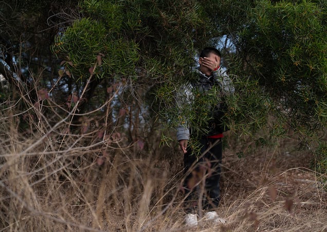 On January 26, 2024, in Xiamen, Fujian province, China, Zhou Chaohan is recalling the most 
impressive thing about his treatment for leukemia.