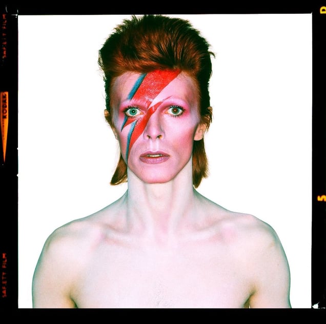 David Bowie, Aladdin Sane, 1973. Showing at Camera Work Gallery. Courtesy of PhotoLondon.