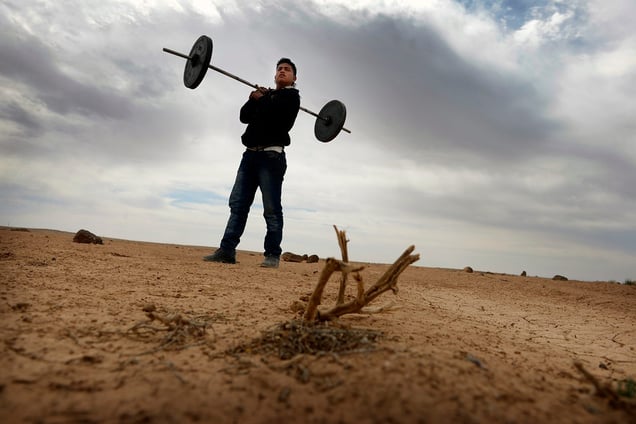 JORDAN, ZA'ATARI REFUGEE CAMP