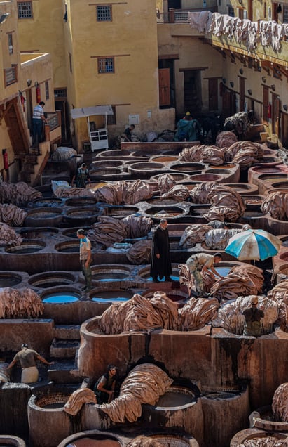 Tannery in Fez