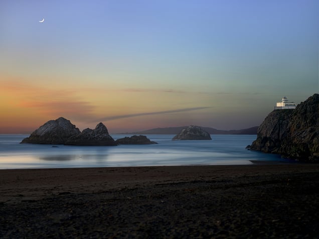 Moonrise Over the Giant Camera