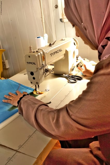 Documentation of a sewing workshop, 3