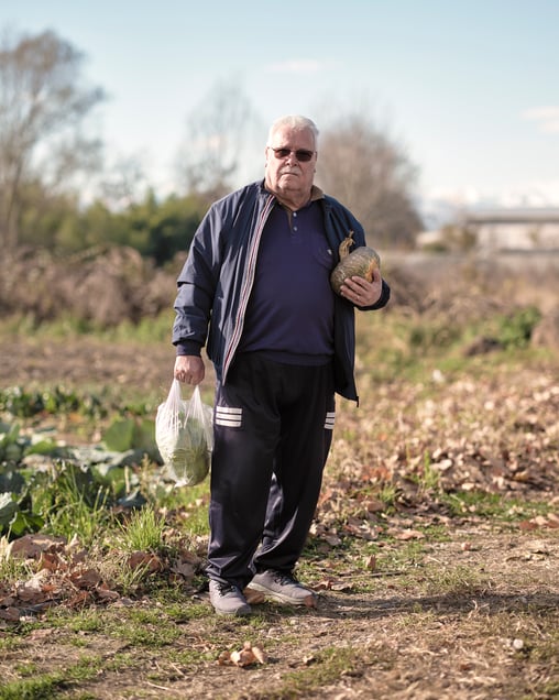 Giorgio, between fields and life.