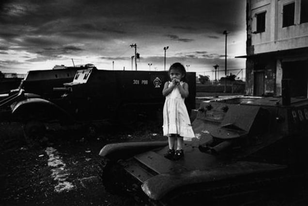 Nicaragua. Managua. 1981. From the book "War Photographer: Between Shadow and Light" © Christine Spengler