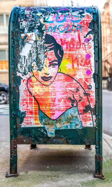 US postal relay box no. 26, New York, NY