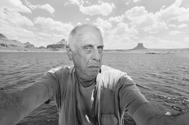 Lake Powell, 2009 © Lee Friedlander, from the book, In the Picture Self Portraits 1958-2011.
