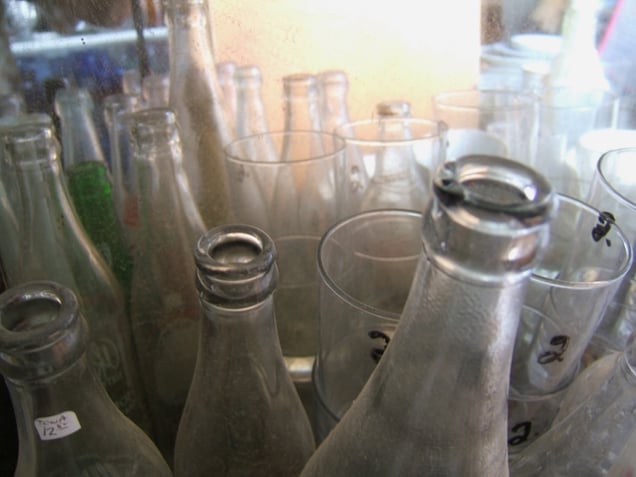 Bottles for sale, 2010.