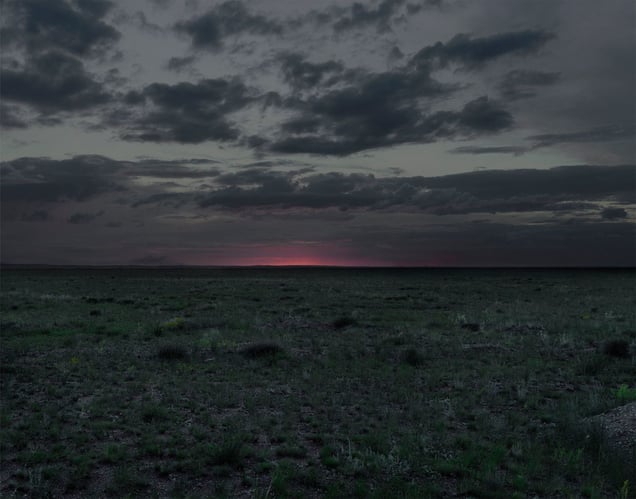 The Polygon Nuclear Test Site XII (Dust To Dust), Kazakhstan 2011. From the book "Dust" © Nadav Kander. Courtesy Flowers Gallery.