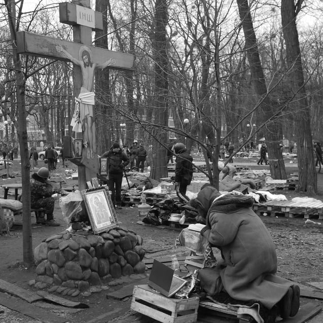 Ukraine Revolution, Kiev, February 2014 © Alfred Yaghobzadeh