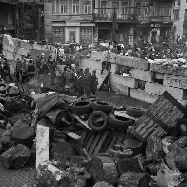 Ukraine Revolution, Kiev, February 2014 © Alfred Yaghobzadeh