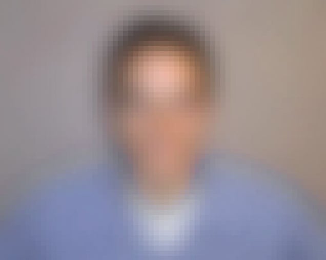 15/30 (Not the Man I Once Was) Portrait of a man 15 years into his life sentence, where the ratio of years spent in prison to years alive determined the level of image loss.© Amy Elkins