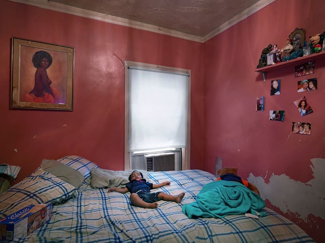 Semira Sleeping, Eastside, Detroit 2012