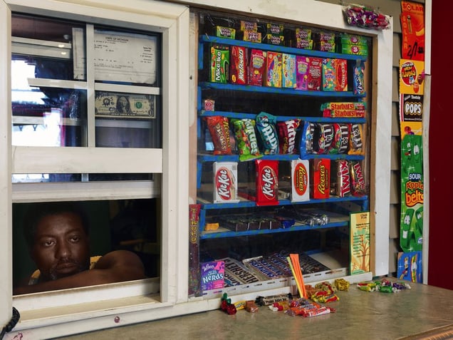 Arthur in His Shop, Westside, Detroit 2014