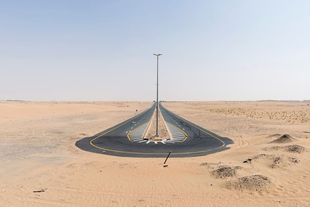 Desert Road, Dubai, September 2016
