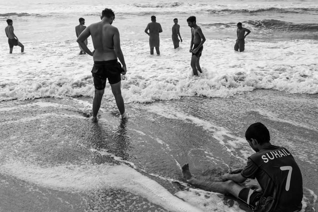 Marina Beach, Chennai, India, 2019