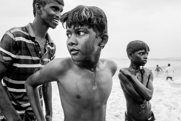 Marina Beach, Chennai, India, 2016