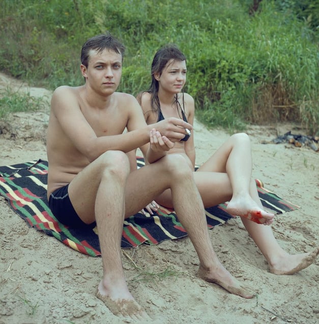 Zhenya and Olya, Vitebsk, Belarus, 2012