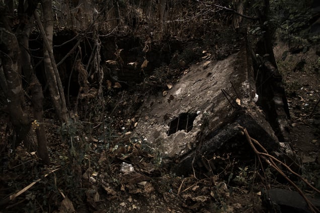 Ruined house