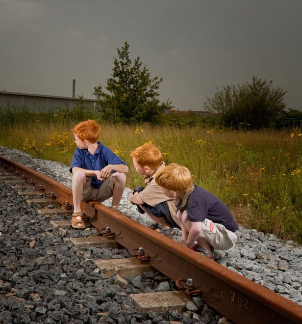 Grinsven family, from the series Natural Red Hair © Hanne van der Woude