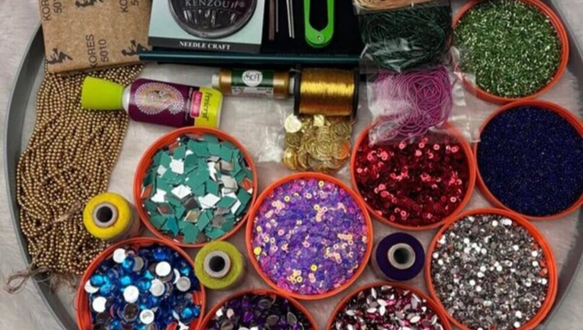 Complete aari work materials kit