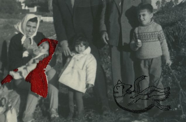 le loup / the wolf, from the series Photos-Souvenirs, © Carolle Benitah