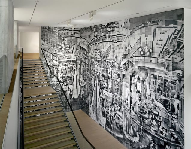 Hanne Darboven studio Tower, 2012. Photo installation by Florian Härle. © Katherina Gaenssler, courtesy of Barbara Gross Gallery. Recipient of the Prix découverte