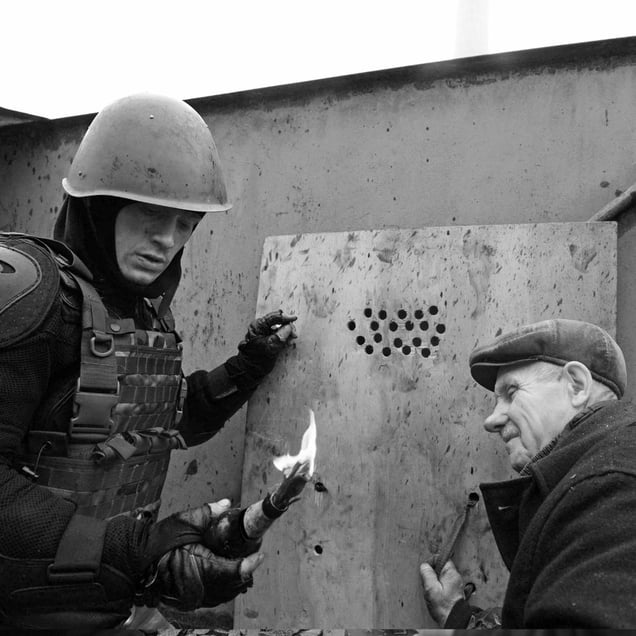Ukraine Revolution, Kiev, February 2014 © Alfred Yaghobzadeh