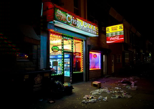 Crispy Pizza -  Under the El 11:13PM