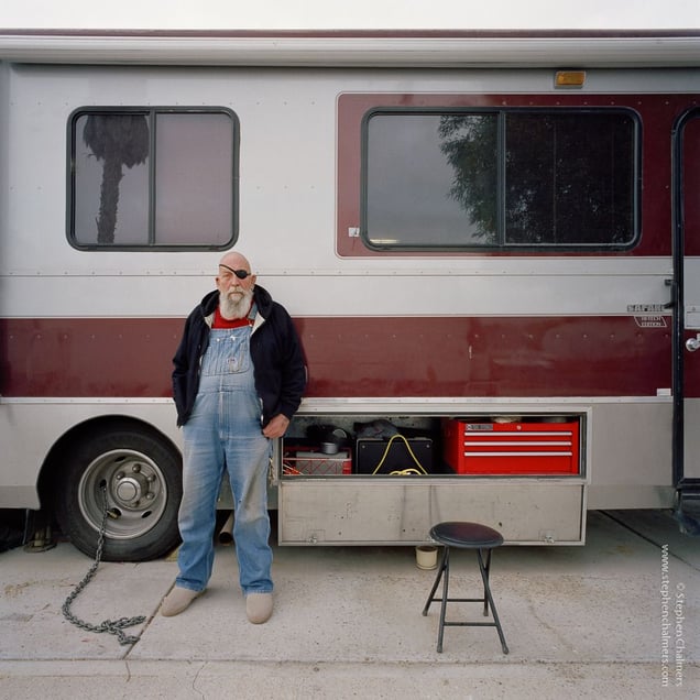 B.J. O'Hara (69), from the series, Transience © Stephen Chalmers