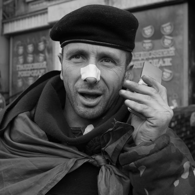 Ukraine Revolution, Kiev, February 2014 © Alfred Yaghobzadeh