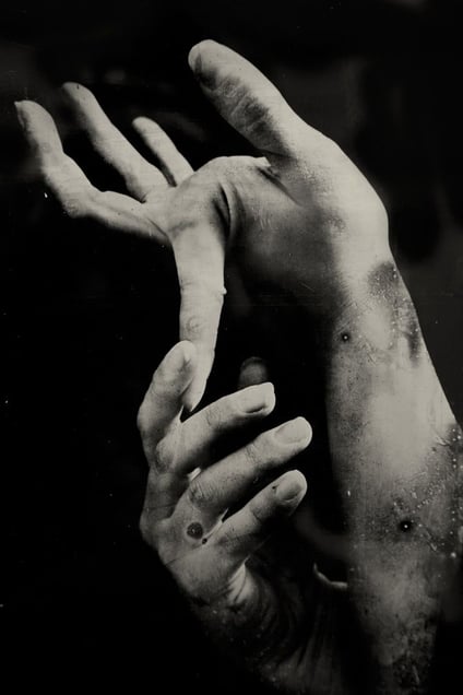 A View of the Psychical Binding. 10"x14" Tintype. From the series "Soma" © Michelle Rogers Pritzl