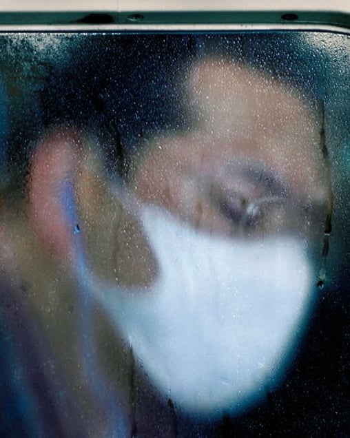 From the book and series, "Tokyo Compression" © Michael Wolf