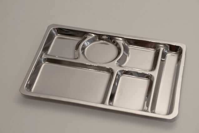 Prison Food Tray acquired from Ebay.   © Amy Elkins