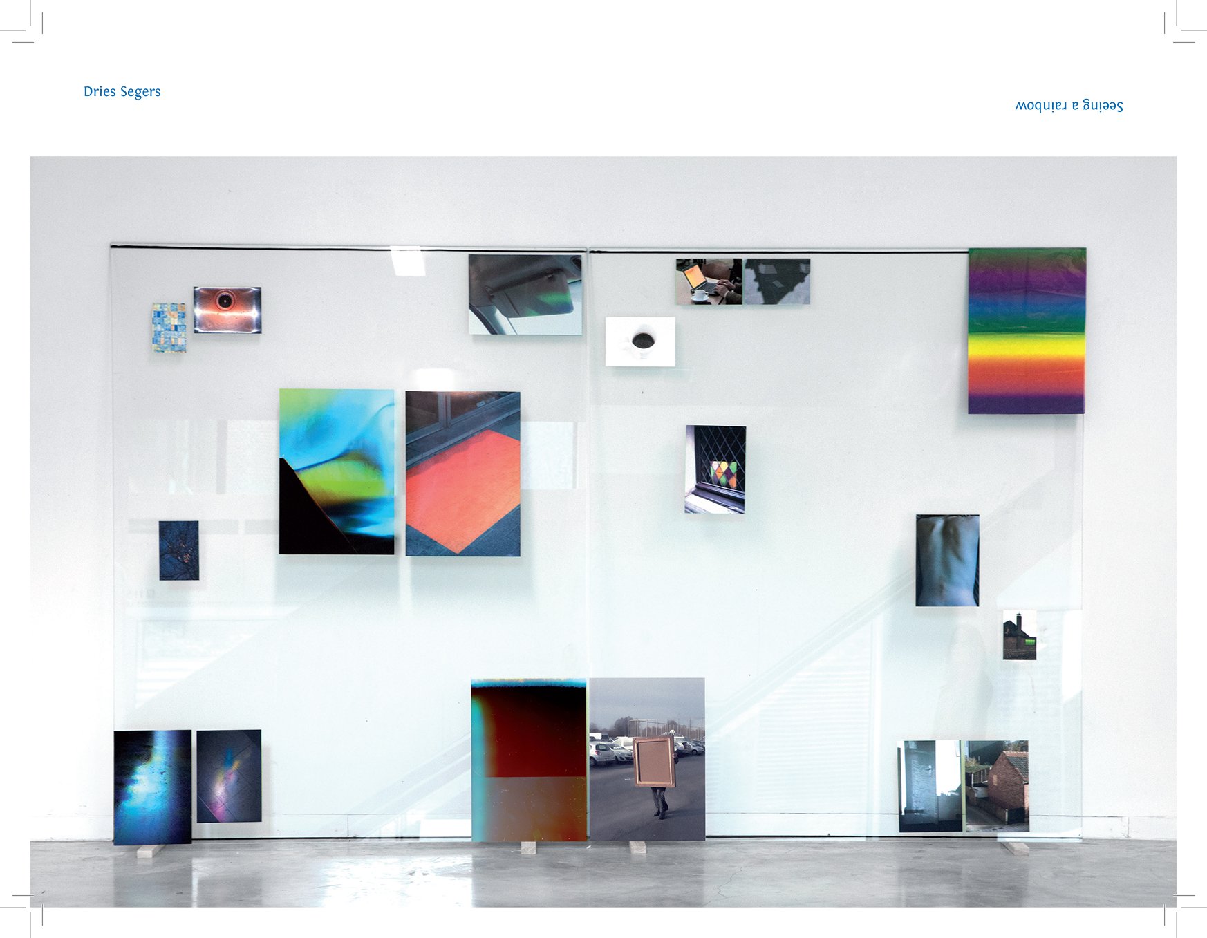 Seeing a rainbow (through a window that isn't there)